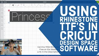 How to use Rhinestone Fonts in Design Space Software for your Cricut Machine to make Shirts