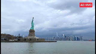 🔴 Nova York ao vivo:  Ferry para ver a Estátua da Liberdade e sul de Manhattan