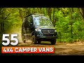 55 offroad 4x4 camper van for your wildest adventures