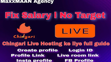 Chingari Live review Profile banana,Login karna,Profile & Live link, Hosting apply karna sikhe l