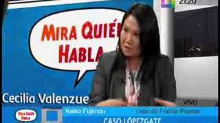 Keiko Fujimori afirmó que debe esclarecerse el caso López Meneses