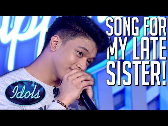 Brother Sings For His Late Sister on Idol Philippines 2019 | Idols Global class=
