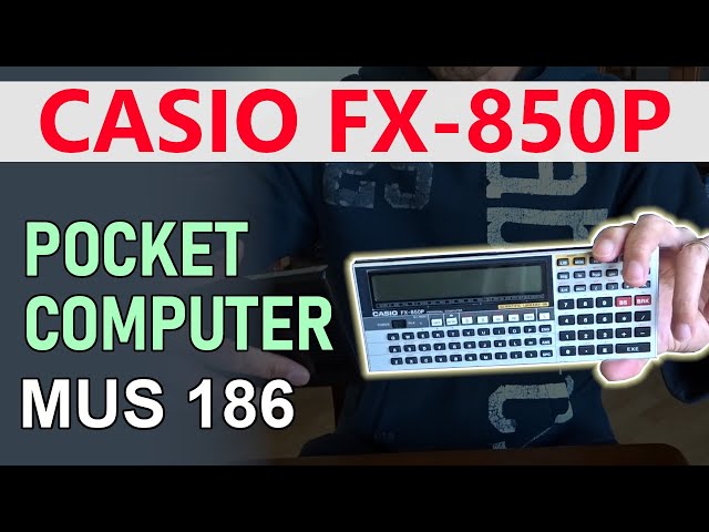 CASIO FX-850P calculatrice programmable