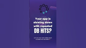 🧠 Struggling with SLOW Spring Boot applications? #coding #java #tech #shorts  #interview #education