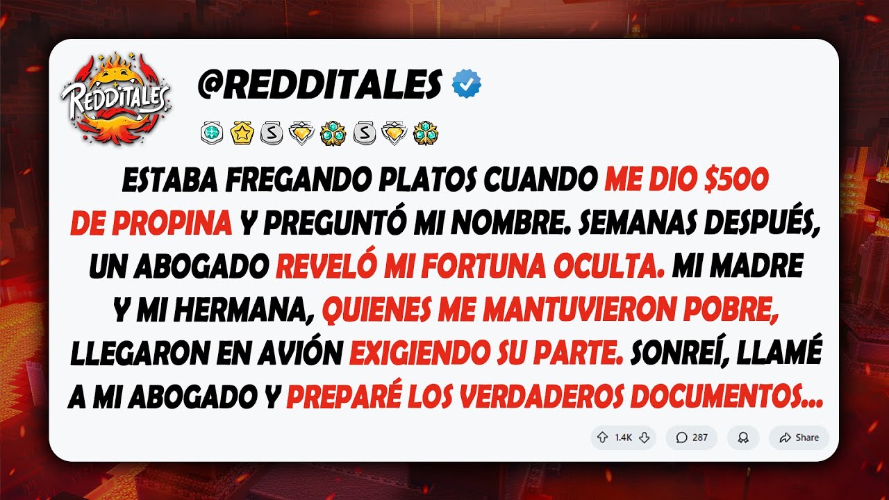 Estaba fregando platos cuando me dio $500 de propina y preguntó mi nombre. Semanas después...