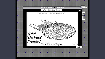 [026] Classic Mac: a HyperCard ST: TNG game!