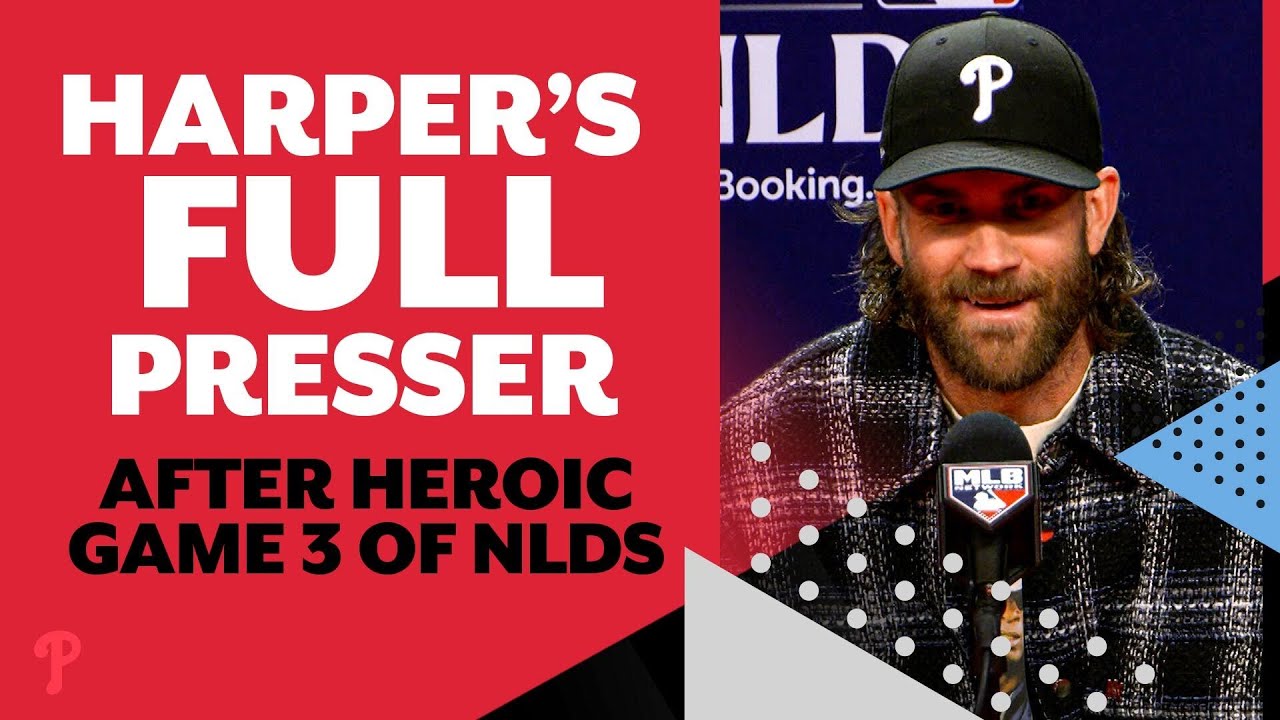 Bryce Harper dresses to impress ahead of Game 4 in NLDS – NBC Sports  Philadelphia