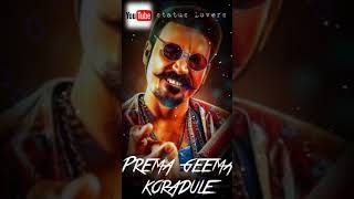 Maari title song for whatsapp status ...