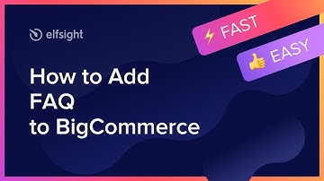 How to Add FAQ to BigCommerce