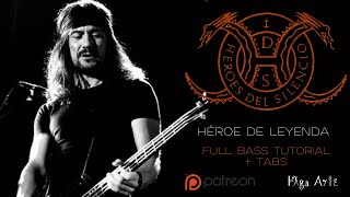 Héroe de leyenda - Héroes del silencio - Bajo tutorial - Bass tutorial + Tabs