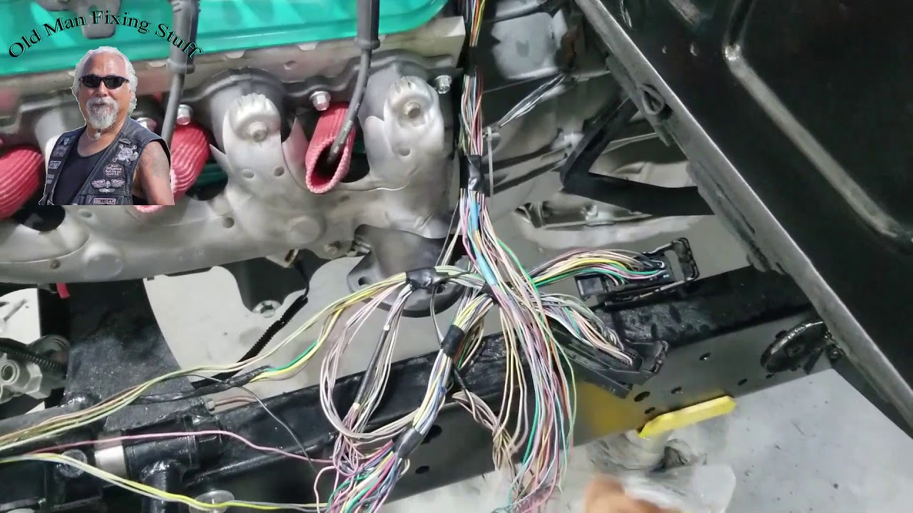 LS engine wiring harness rework 4 - YouTube