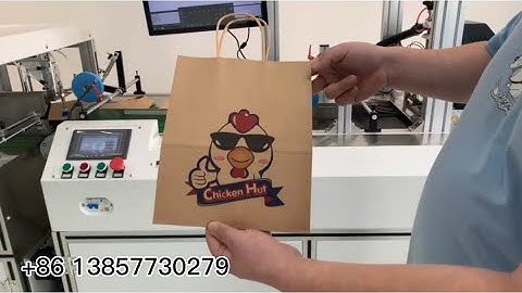 High Quality Paper Bag Digital Printing Machine/Twisted Handle Paper Bag/Bag To Bag Digital Printing