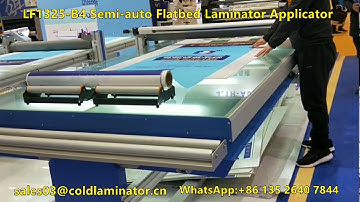 LF1325-B4 LeFu MeFu Entry Laminating Table Flatbed