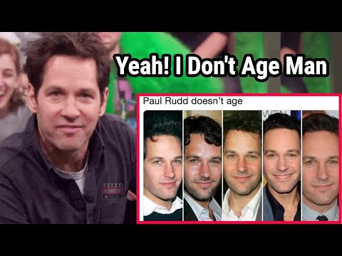 Paul Rudd Reacting to His Not Aging Memes😂 | He Doesn't Age At All | Sexiest Man Alive