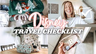 My Disney Travel Checklist | EVERYTHING I do before traveling to Disney World