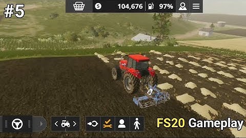 Farming Simulator 20 Timelapse Gameplay #5 (Android, iOS)