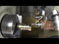3 axis mill turn with live tooling and Y axis for tangential milling.