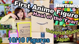 First Anime Figure Haul of the Year! 10/10 Figures🌟 + Universal Studio Japan🍄
