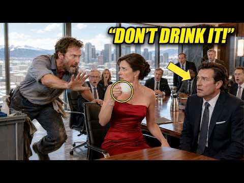 “Don’t Drink That!” the Poor Single-Dad Janitor Warned the CEO—Then Her Fiancé Turned Pale