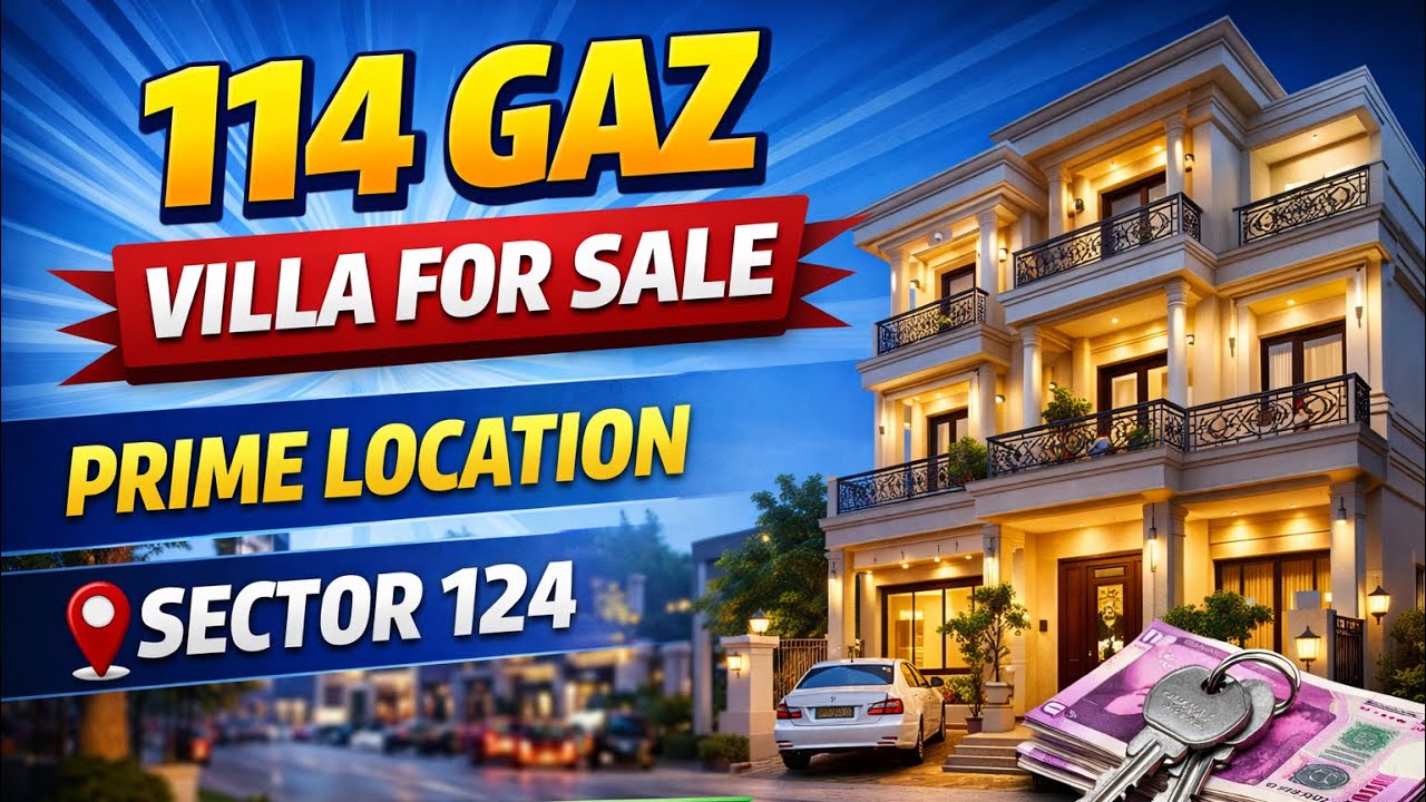 4 Bhk Villa 3Bhk Villa In Sector 124 || Villa For Sale In Mohali || call me 9872387184