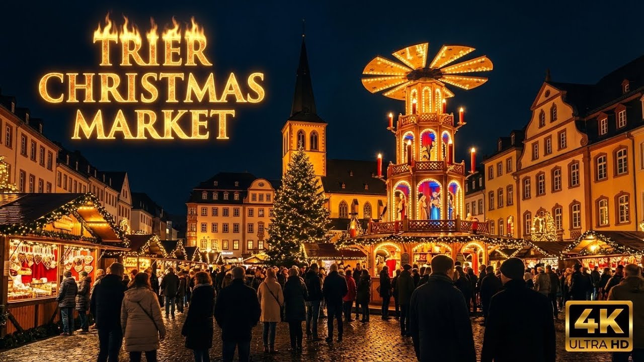 Trier Weihnachtsmarkt 🎄✨ A Fairytale Christmas Walk in Germany’s Ancient City