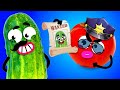 Doodles VS Police || Cool Adventures Of Tricky Fruits And Vegetables By Doodland