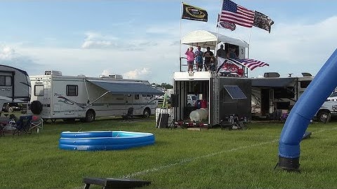 Dedicated fans preparing to brave the impending heat and humidity at Pocono Raceway
