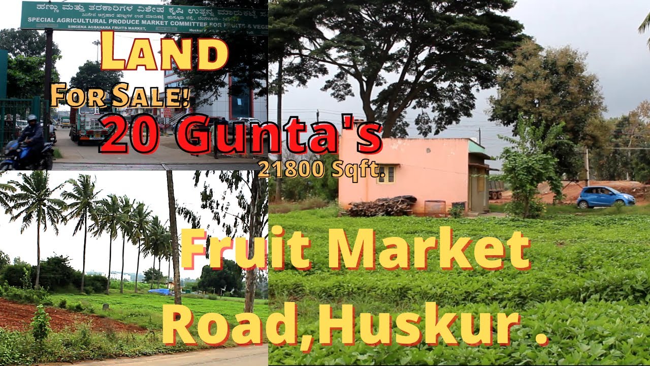Land For SaleLowest PriceIn Huskur Main Road,Bangalore. YouTube