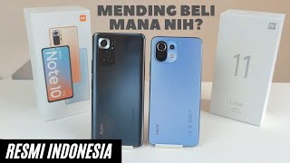 CUMA BEDA TIPIS !! MI 11 LITE VS REDMI NOTE 10 PRO - VERSI RESMI INDONESIA