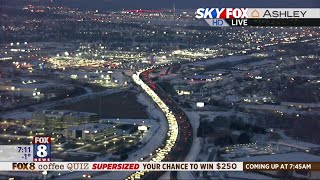 Traffic slows on I-480
