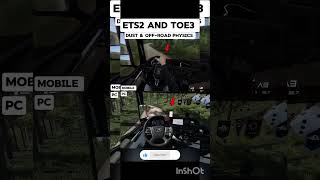 ETS2 vs TOE3 – Best Dust &amp; Off-Road Truck Physics Comparison 🚛💨,