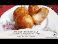 CRISPY AND SOFT SWEET RICE BALLS | Authentic Filipino Dessert Carioca/Cascarone