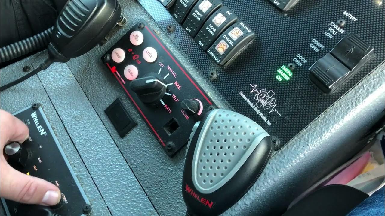 Whelen dual tone & federal signal EQ2B siren YouTube