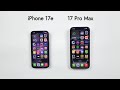 iPhone 17e vs 17 Pro Max - Speed Test 