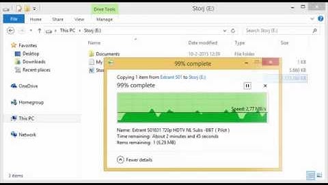 Storj Windows Virtual Disk handling large files