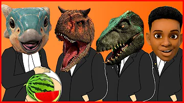 Jurassic World (Best Dinosaur Escapes & Closest Calls) - Coffin Dance Song Meme Cover