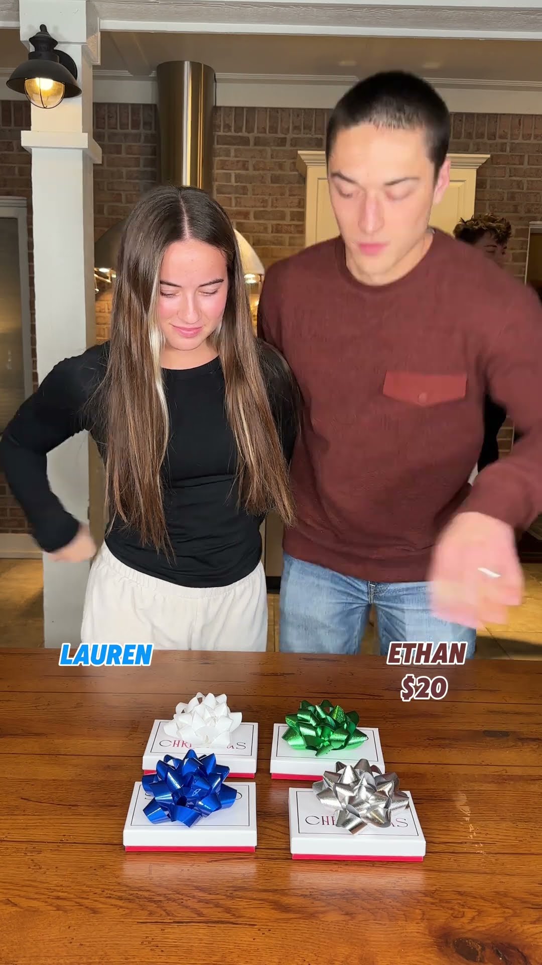 How fast can they grab the gifts?? #christmasgames #holidaygames