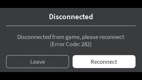 How to Fix ( ERROR CODE 282 ) on Roblox