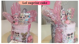 LOL surprise cake, feuilles de riz