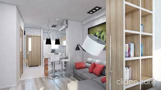 Дизайн интерьера однокомнатной квартиры * Interior design of a one-room apartment