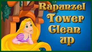 Play Rapunzel Tower Clean Up Game Episdoe Now-Fun Cleaning Games for Kids Online screenshot 1