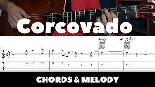 Corcovado | Chords & Melody | Guitar TAB