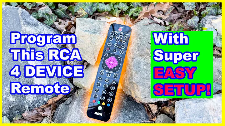 Setup and Program this 4 Device Universal Remote to YOUR Devices