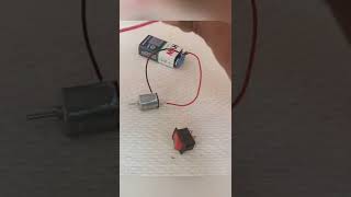 ⚡ How to make a DC Motor FAN with 9 Volts Battery #shorts #viral #trending #experimental #youtube