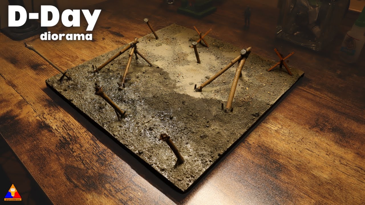 How to Make a D-Day Normandy Beach Diorama