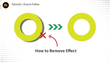 How to Remove Effect in adobe illustrator