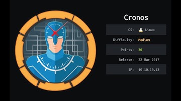 Hack the Box (htb) - Cronos