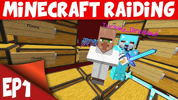 Minecraft Raiding EP1 - RICH NETHER SKY VAULT RAID! (OP Factions)