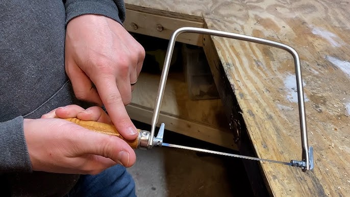 How to replace a coping saw blade 