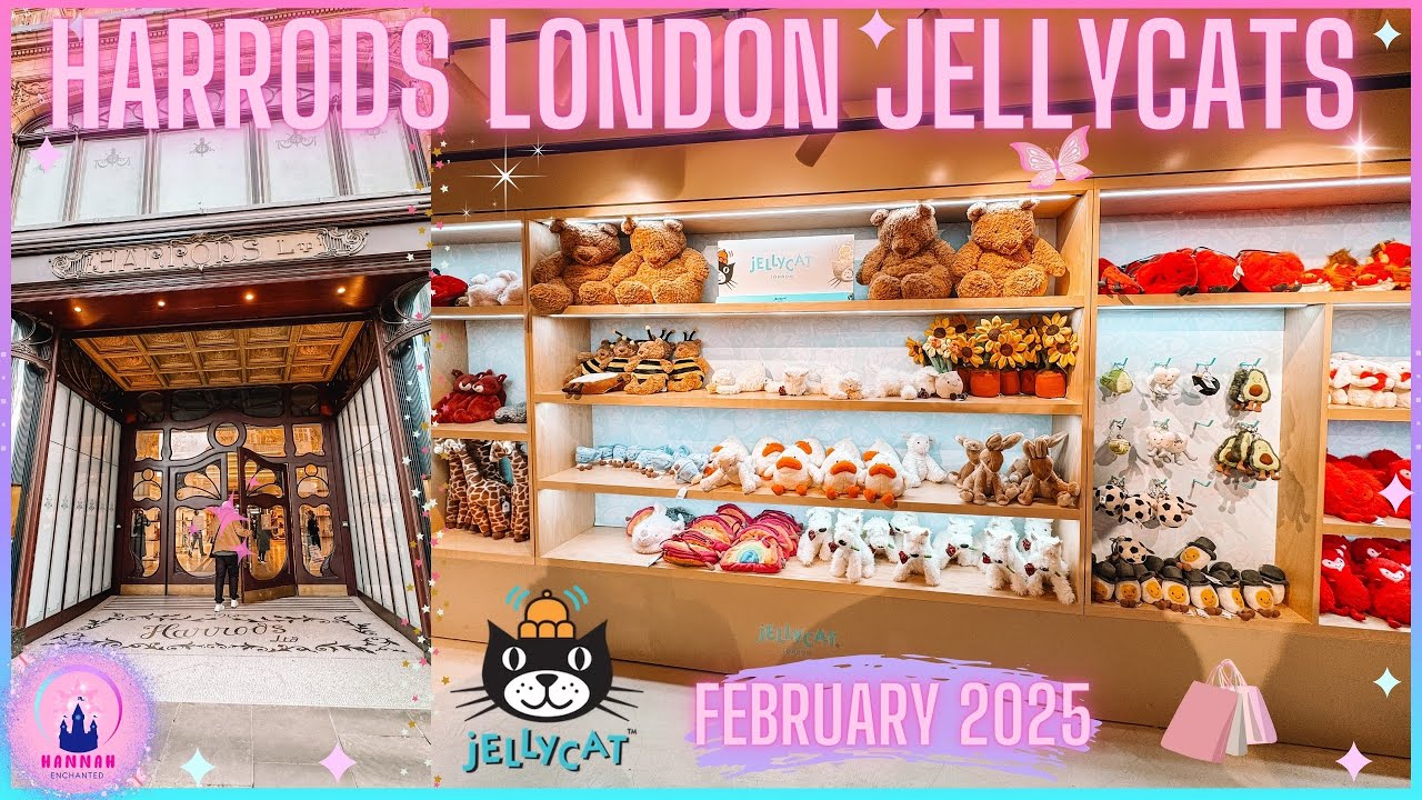 Harrods London Jellycat Shopping Vlog Come Shop With Me New